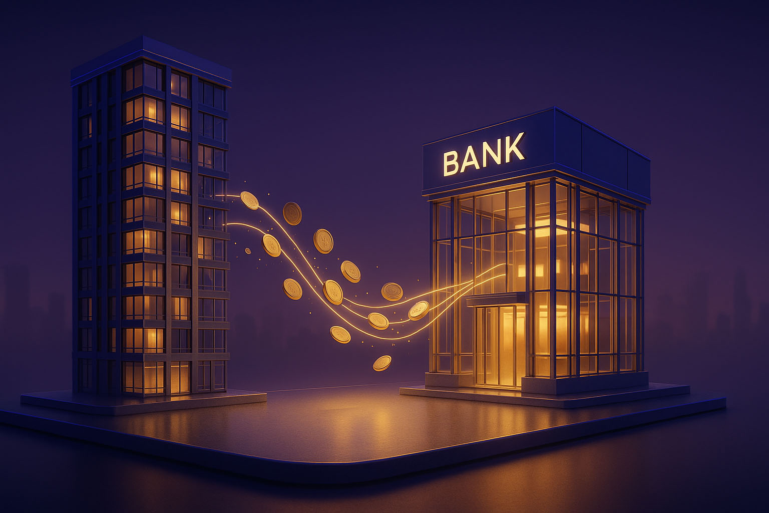 A person relaxing while an automated system generates income.